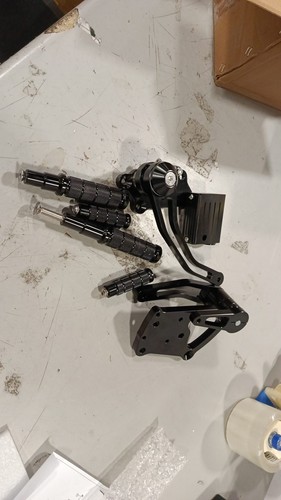 Black forward controls foot - forward,